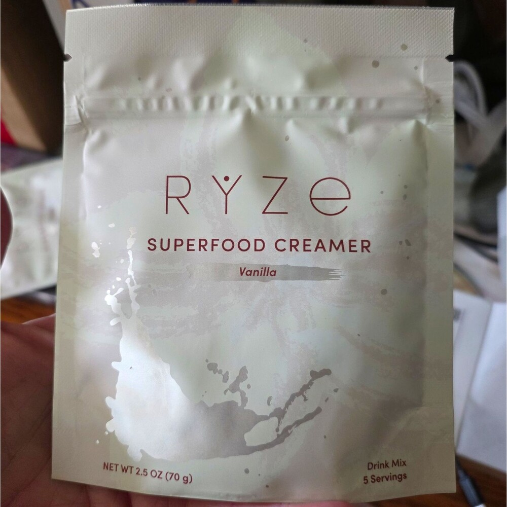 RYZE Superfood Creamer Vanilla Drink Mix 70g 5 Servings